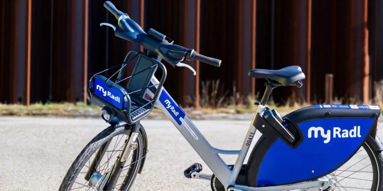 Ein myradl-Fahrrad